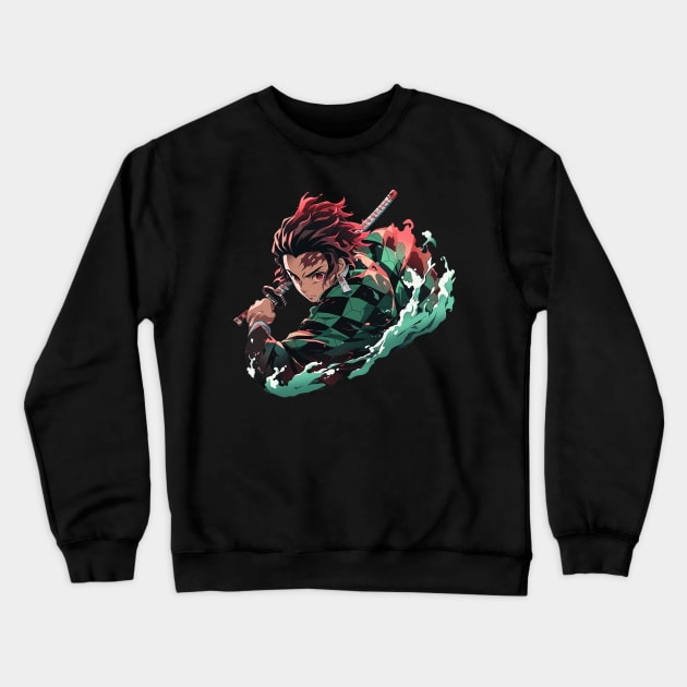 tanjiro Crewneck Sweatshirt by sample the dragon